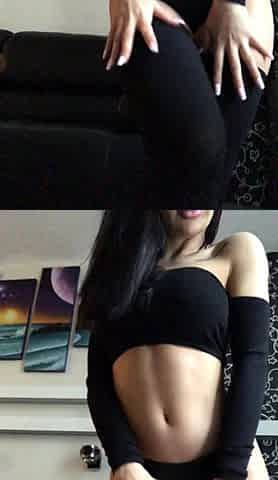 Brunette seductress working her big boobs and hot ass