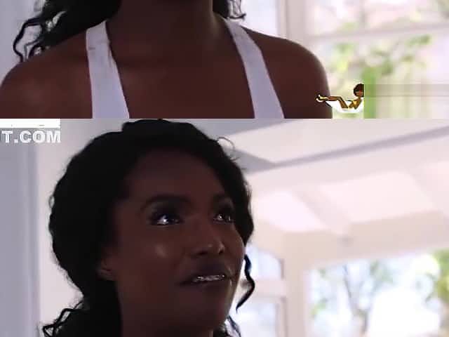 Bratty Black Teen Yearns For Stepdads Big White Cock