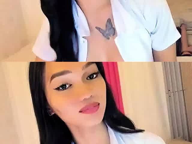 Asian teen anal cavity toyed with on top of the desk