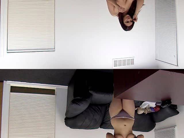 Curvy babe Mira takes off her dress for a sex session