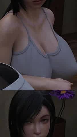 Tifa's Dark Heaven Asian Chick with Big Tits Experiences Carnal Pleasure and Squirts While Massaged by Big Muscular African Guy