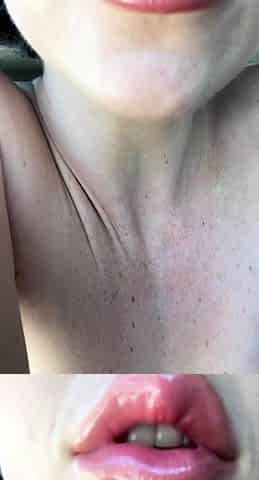 Cute curly brunette solo webcam masturbation