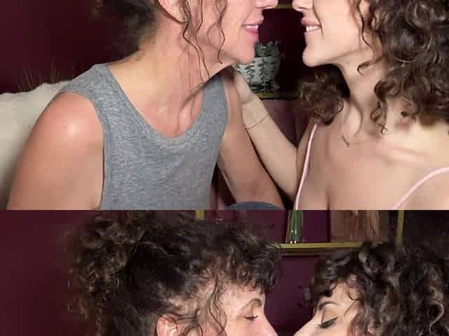 Stepmother Stepdaughter Kissing Asmr Mouth Sounds Kissing Sounds Sexy Kissing Lesbian Older Younger Age Gap