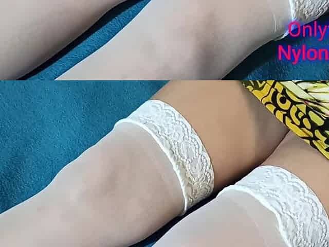 Drilled myself with a balloon. Full episode in Onlyfans Nylonkissa