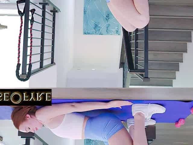 NEW on HOUSEFYRE! Ultimate Creampie! Redhead Yoga Trainer Impregnation Fetish