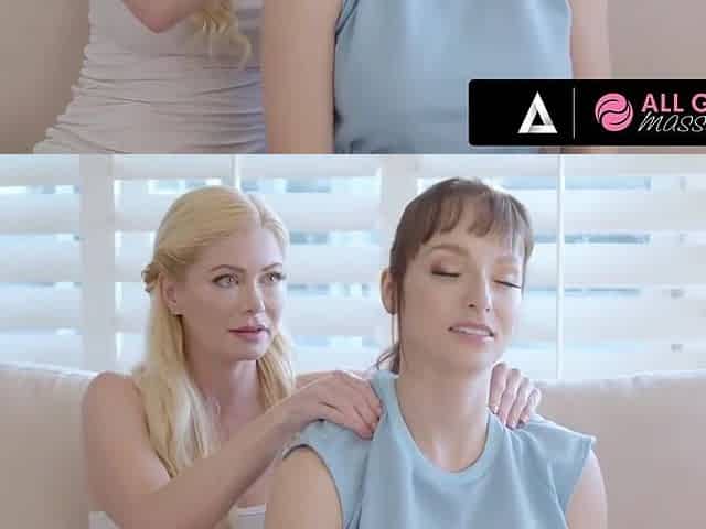 Bella Bends And Lexi Luna - Handy Friend Takes Care Of Busty Friends Pussy