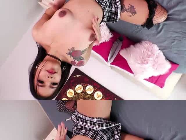 Seductive Asian Struggles With Big Dick