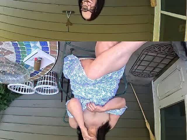 Smoking and Masturbating Outside