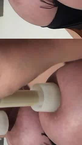 Hucow Milking My Tits