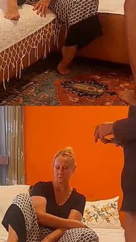 Amateur Blonde Mature Wife Enjoys Oral Sex in Between