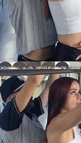 Warning! This Pervert Penetrates Girls From Behind on the Bus!!!
