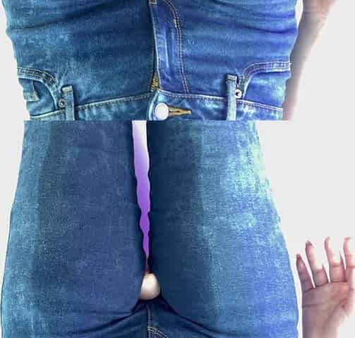 Rubbing Dick with My Jean Part 2