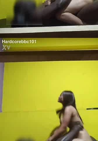 Oriental Cute Cutie banged hard by ebony bbc at Work