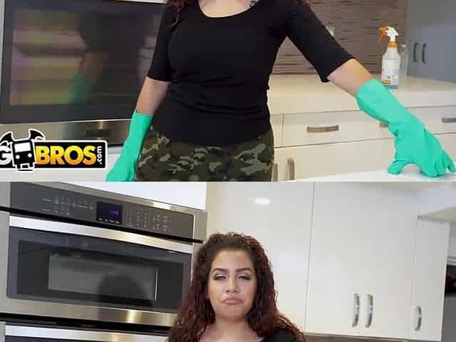 BANGBROS - Thicc Dominican Maid Samantha Rose Takes Large Wang