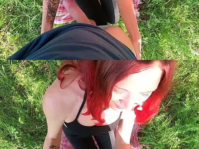 Redhair angel does footjob in sports leggings.jenny-youthful.net