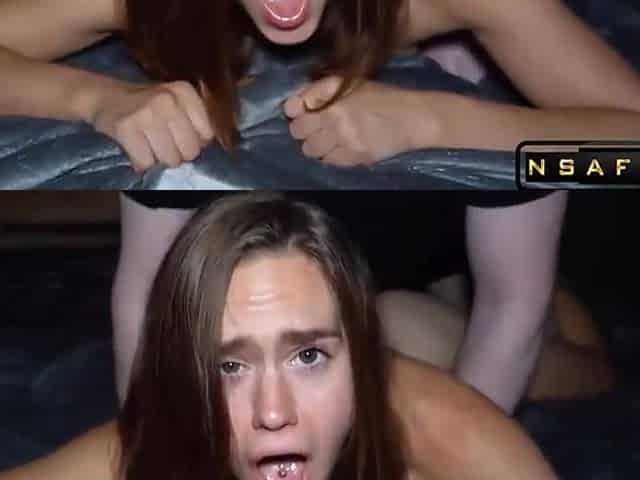 Leria Glow And Lina Paige In Slutty Teen 18+ Ruthlessly Pounded Like A For