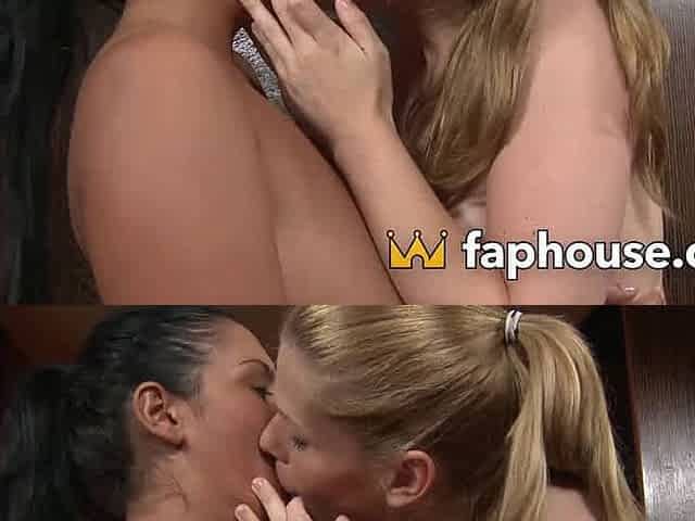 Curvy babe Jasmin pounds her crazy girl-on-girl acquaintance Katalin in uncensored XXX porn!!