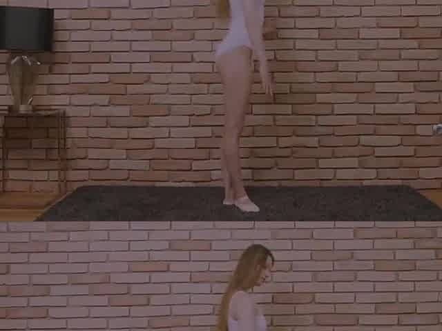 Pufok Konty Spreading Her Beautiful Legs - Mia Split