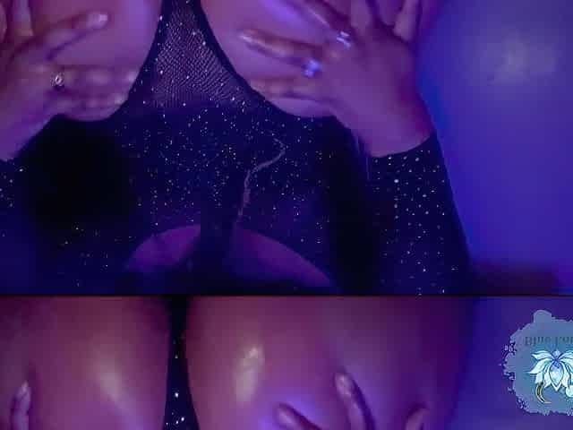 Excited black whore plays with vagina and makes a mess after the club