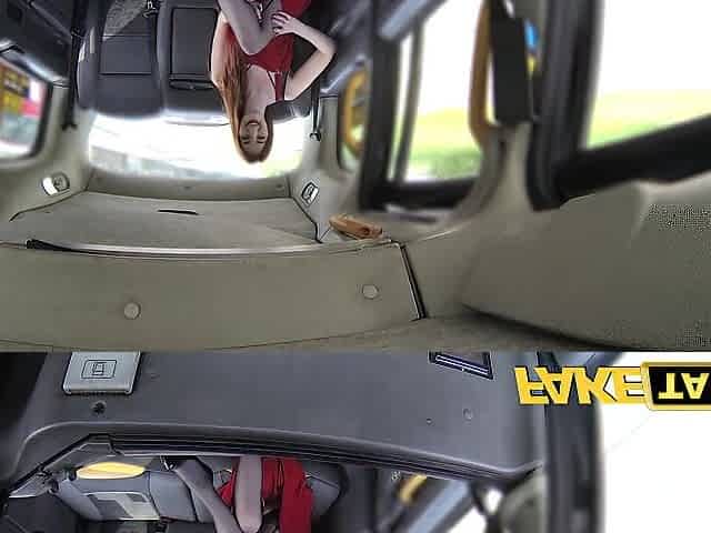 Fake Taxi Olive skin redhead in underware