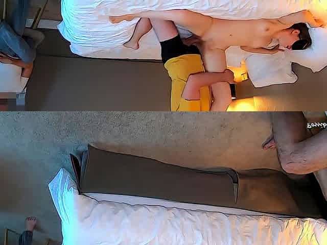 Creampied by 3 Men in a Row - Make Me Pregnant!