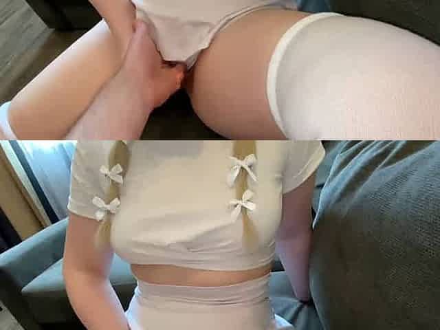 Step-sis's sex lesson got me hot. Pornstars' sloppy deeds, turn me on, to witness them cum.