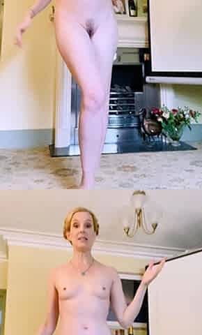 Amateur blondie solo anal masturbation