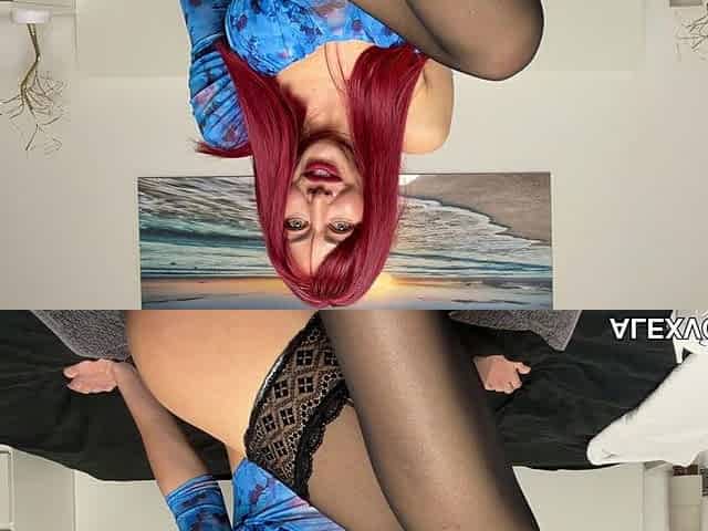 Red Hair Hotkinkyjo Take Huge Red Dildo Anal, Fisting, Gape, Prolapse & Play with Her Pucker
