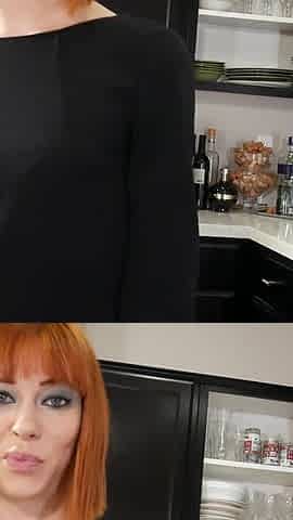 Redhead beauty Alexa Nova gives JOI quickie