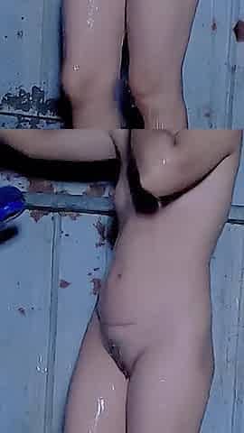 Teen gals like to take movies during the time that taking a shower 4