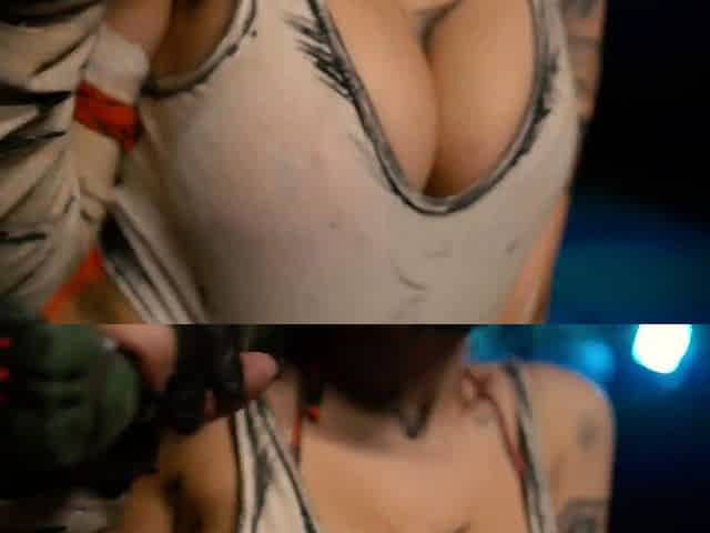Liz Katz Nude Topless Psycho Cosplay
