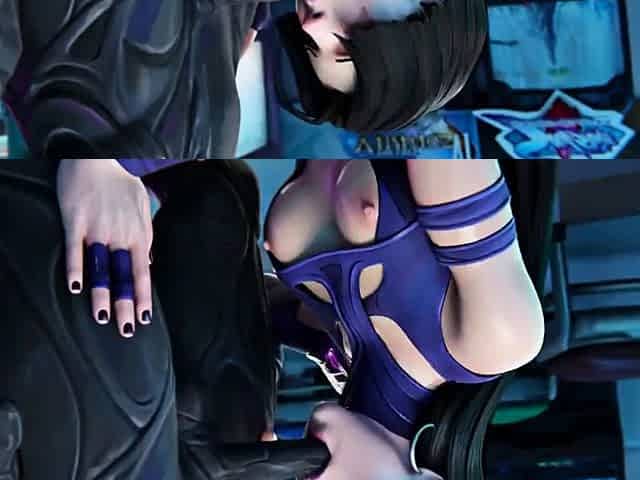 Psylocke Gets Pounded by Monster in Hardcore 3D Action