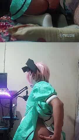 What the cosplay maid does on their break (FULL)