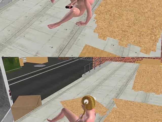 Cute Blond Girl Masturbates with Bottle for Multiple Orgasms 3D Cartoon Hentai