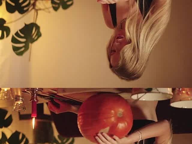 Cozy Halloween Pumpkin Carving with Your Girlfriend