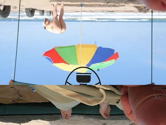 Almost Caught Having Risky Sex with a Stranger on the Beach!