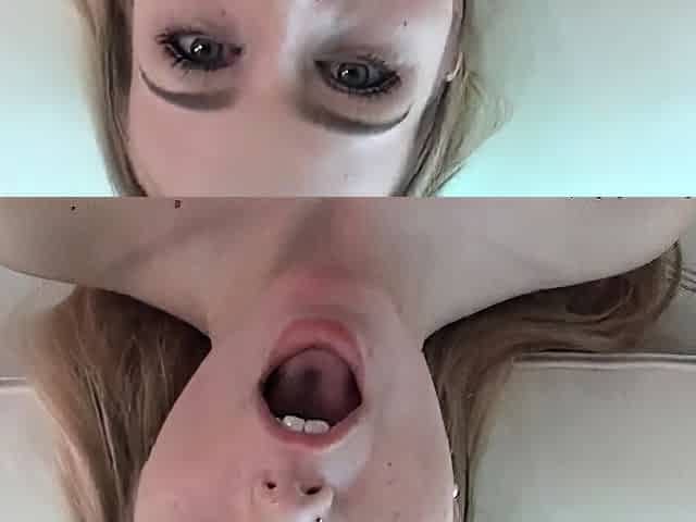 Solo masturbation of a beautiful amateur blonde