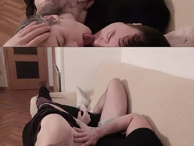 Real Pair: Indecent Whispers and Excitement on the Bed. PART 1