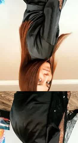 cute cutie redhead flashing ass on live webcam