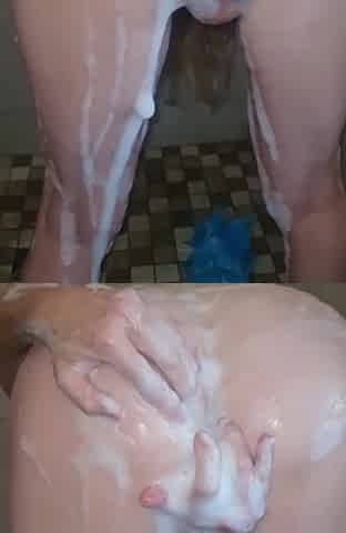 Early Morning Shower... Foamy Fun