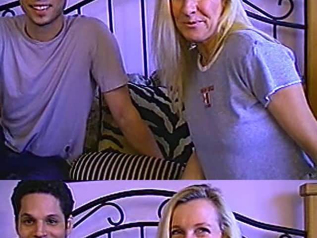 Doting blonde mature amateur with a shaved pussy gets fucked hardcore anal