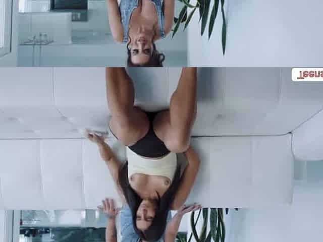 Caught my horny babysitter having phone sex