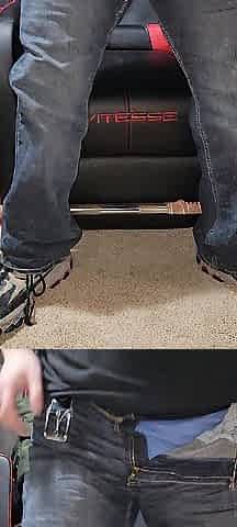 FTM transmale got home from work and started masterbating