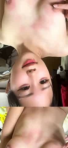 Pussy close up by slutty teen on cam