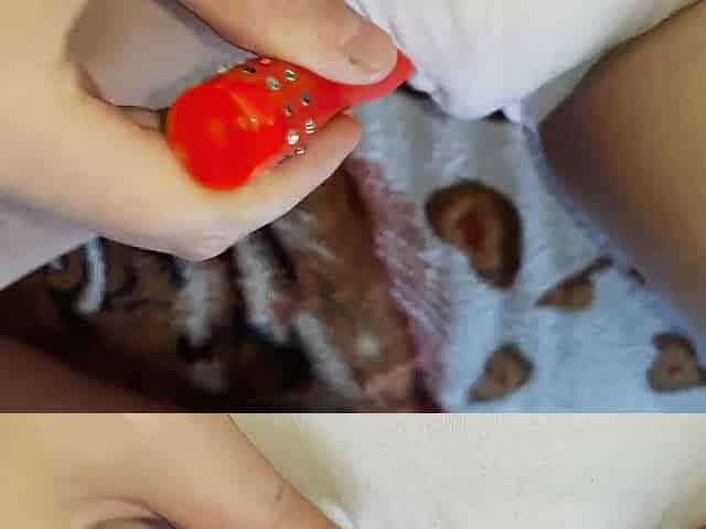 My swollen clit trembles from a powerful orgasm