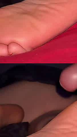 Close up Beautiful Soles Cumnon Feet
