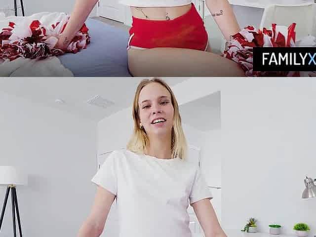 Blond Playgirl Needs Stepdad's Hard Weenie In Her Soaked Vagina