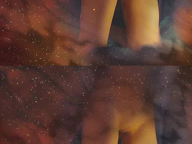 She Rubbs Her Photographer's Cock Right on Her Beautiful Ass and Slowly Cover It with Slime - Erotic Art