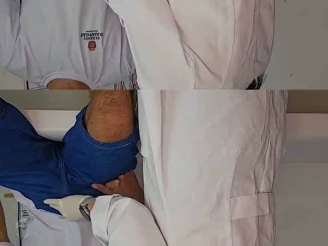 University Student 18+ Goes For A Consultation With The University Nurse