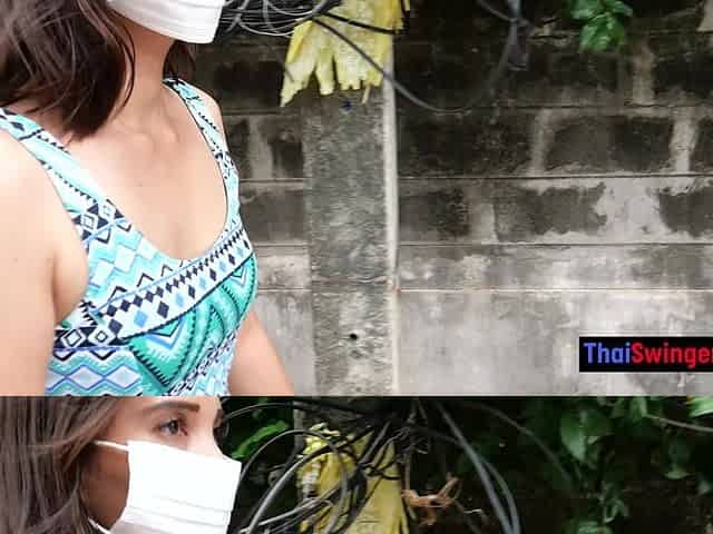 Cute Thai amateur girlfriend homemade sex with white boyfriend